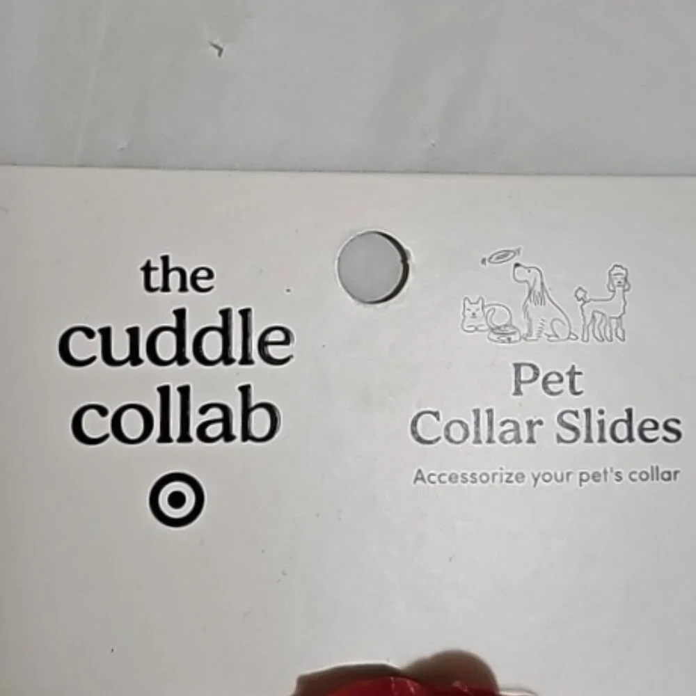 the cuddle collab Pet Collar Slides New